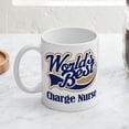 thumbnail image 3 of CafePress - Charge Nurse (Worlds Best) Mug - 11 oz Ceramic Mug - Novelty Coffee Tea Cup, 3 of 3