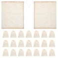 thumbnail image 2 of 50 Pcs Sacs à Soupe à Cordon Filtre Matériel Mariné Sacs en Tissu pour Fromage Réutilisables, 2 of 6