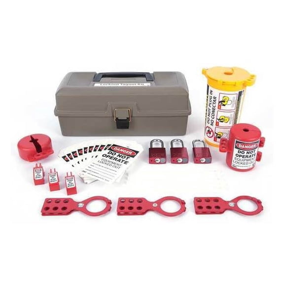 Zing Lockout Kit,Filled,Electrical 2734