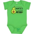 thumbnail image 3 of Inktastic Auntie's Little Avocado with Cute Baby Avocado Boys or Girls Baby Bodysuit, 3 of 5