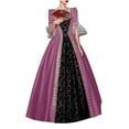 thumbnail image 1 of Huanglei Robe Manche Femmes Robe Gothique Rétro Vintage Demi-Cour Robe pour Femmes, 1 of 4
