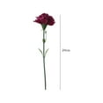 thumbnail image 6 of Sunjoy Tech 6Pcs Faux Silk Flower Material Artificial Carnation Flower Realistic No Watering Anti-fade Fake Flower DIY Gift Mother Day Home Decor, 6 of 8
