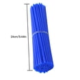 thumbnail image 4 of Soidarity 72 Uds 17cm fundas para radios de rueda de bicicleta fundas de plástico para radios de rueda de motocicleta 9 colores decoración Ciclismo azul, 4 of 6