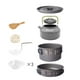 thumbnail image 4 of de utensilios de cocina para acampar de 9 piezas, olla, sartén, , platos, esponja de limpieza para senderismo al , fogata, 2-3 pe DYNWAVEMX Juego de cocina para acampar al aire libre, 4 of 8