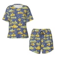 thumbnail image 4 of Lsque Cartoon Submarines Women's Short-Sleeved Pajama Set - 2 Piece Soft and Lightweight Sleepwear Set-XX-Large, 4 of 9