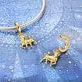 thumbnail image 3 of Dije Universal de Tauro Dorado Bañado en Plata, 3 of 7