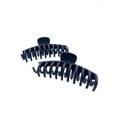 thumbnail image 3 of Time and Tru Women's Hair Claw Clip 2-Pack, Black, 3 of 6