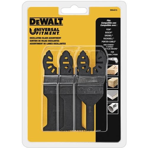 DEWALT Oscillating Tool Blades Set, 3Piece (DWA4215)