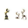 thumbnail image 1 of Figura De Caballo, Colección De Estatuas Modernas, Estatuas De Ciervos Sentados Y De Pie, Adornos Para Decoración Del Hogar, Dormitorio, Centro De Mesa, Sala De Estar, Escritorio Y Oficina., 1 of 8