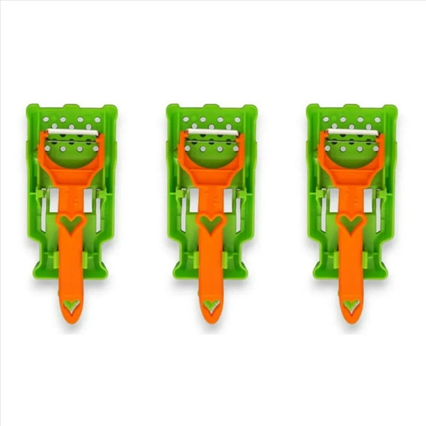 3X Pelador, Rebanador, Kit de Pelador Múltiple, Pelador de Frutas Múltiples para el Hogar para Cocina, Rebanador de Frutas y Verduras, Pelador de Cuchillos Múltiples