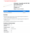 thumbnail image 2 of Oil Dipstick - Compatible with 2001 GMC Sierra 2500 HD 6.0L V8, 2 of 2
