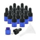 thumbnail image 2 of Cuentagotas de vidrio Yuyangstore 15 piezas con tapa Mini portátil 1 ml azul negro, 2 of 8