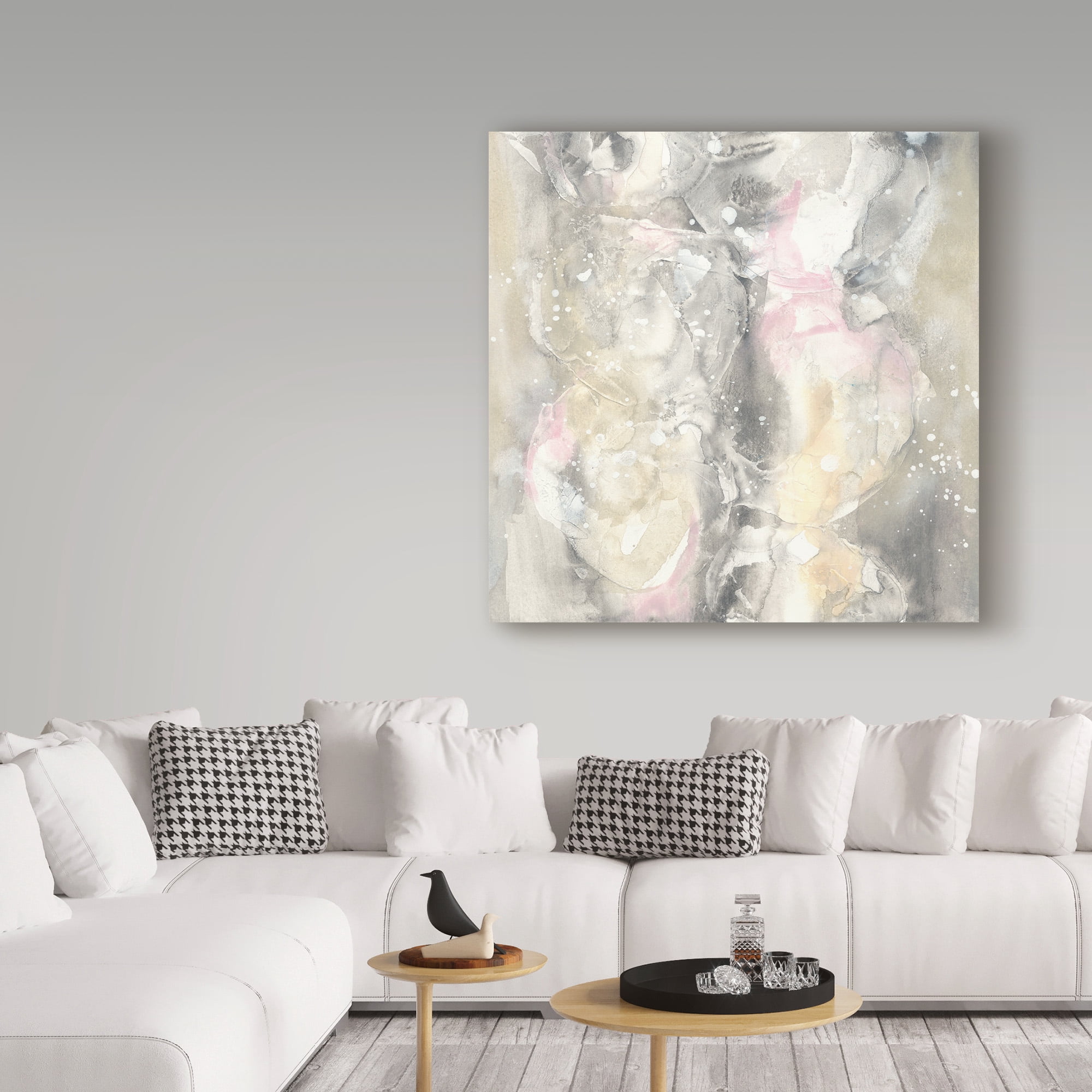 Trademark Fine Art 'Blushing Snowflakes II' Canvas Art by Chris Paschke