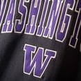 thumbnail image 4 of Men's Colosseum Charcoal Washington Huskies Arch & Logo Crew Neck Sweatshirt, 4 of 4