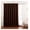 Chocolate, variant on Premium Flame Retardant Thermal Insulated Fire Retardant Blackout Curtain - Antique Bronze Grommet Top - Black - 52" W x 96" L - (2 Panel)