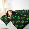 thumbnail image 4 of Feelyou Lucky Shamrock Kid Queen Comforter Set, Seasonal Spring Holiday Bedding Set, 3pcs, 4 of 8
