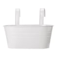 thumbnail image 2 of Hooks Oval Tin Flower Pot Balcony Iron Sheet Garden Tools Detachable Home Decoration, 2 of 6