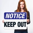 thumbnail image 2 of Keep Out Sign, OSHA Sign, 18x24 Reflective Aluminum EGP, 2 of 8