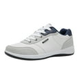 thumbnail image 1 of LSLJS Espadrilles pour Hommes, Chaussures de Sport Décontractées à Lacets en Cuir pour la Course Respirantes pour Hommes, 1 of 8