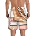 thumbnail image 3 of Kdxio Stylish High Heels On Books Pattern Mens Casual Shorts - Drawstring Summer Beach Sports Shorts for Men, 3 of 5