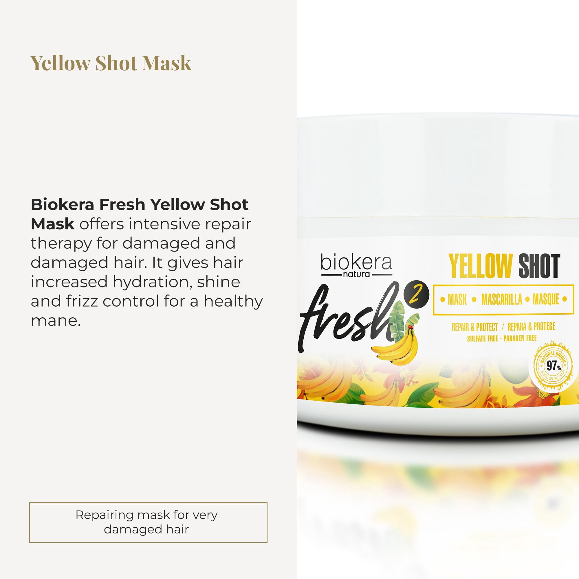 SALERM BIOKERA YELLOW MASK 250ML / 8.2 OZ