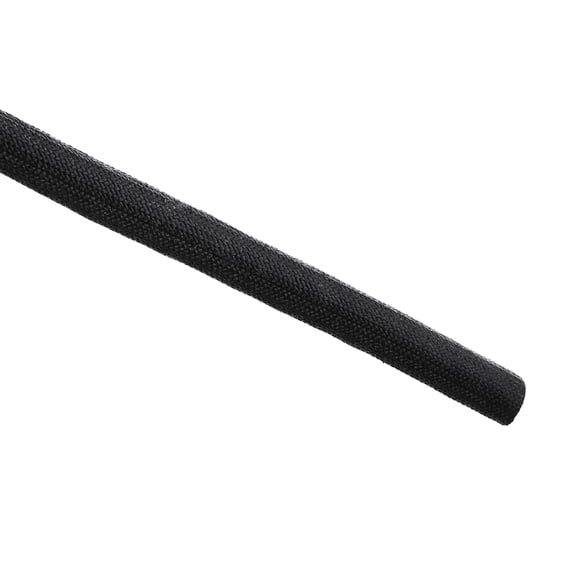 Uxcell 16.4Ft-7mm High TEMP Silicone Fiberglass Sleeve Insulation Cable Protectors Black