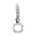 thumbnail image 3 of Stainless Steel Carabiner Spring Snap Hook with Eyelet for Boats/ Sailing 1.9/2.75/3.15/3.54/3.7inch Length - 2# 8cm, 3 of 6