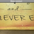 thumbnail image 5 of Ambesonne Yellow Place Mats Set of 4, Message Family, Standard Size, Yellow Marigold Black, 5 of 5