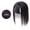 BrownBlack, variant on Komiseup Women's Fashion Natural Breathable Invisible Seamless Wig Hair Block Wig 35cm