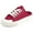 Red, variant on JENN ARDOR Womens Canvas Shoes Slip on Backless Sneakers Casual Slippers Sandals