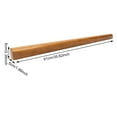 thumbnail image 6 of 2/3/3.3/4FT Long Wood Handrail for Indoor Stairs, Non-Slip Safety Pine Round Corner Wall Hand Railing Staircase Handrail, 6 of 8
