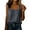 Dark Gray(Tank Top), variant on Women's Square Neck Tank Tops with Side Button Detail Summer Cotton Blend Sleeveless Casual Blouse