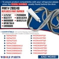 thumbnail image 3 of Whole Parts Dryer Drum Felt Seal Gasket, Including Adhesive, Part# 280140 - Replacement & Compatible with Some Maytag, Kenmore and Whirlpool Dryers, 3 of 6