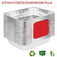thumbnail image 5 of Aluminum Pans 9 X 13 Disposable Foil Pans Half Size Deep Steam Table Pans - Tin Foil Pans Great for Cooking, Heating, Storing and Food Prepping, 5 of 6