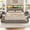Gray, variant on Twin Size Bed Frame, Farmhouse Wooden Platform Twin Bed with Storage Headboard Bookcase and 11'' Under-bed Storage Drawers Gray