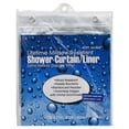 MildewResistant, 10 Gauge Vinyl Shower Curtain Liner w/ Metal Grommets