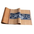 thumbnail image 3 of serony Natural Bamboo Tea Table Runner Tablemat Decor Kungfu Tea Slat Placemat 30 x 90cm, 3 of 9