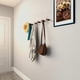 thumbnail image 2 of Ganchos de pared de madera BSdonte, 12 unidades, madera de nogal natural, resistentes, 2 of 6