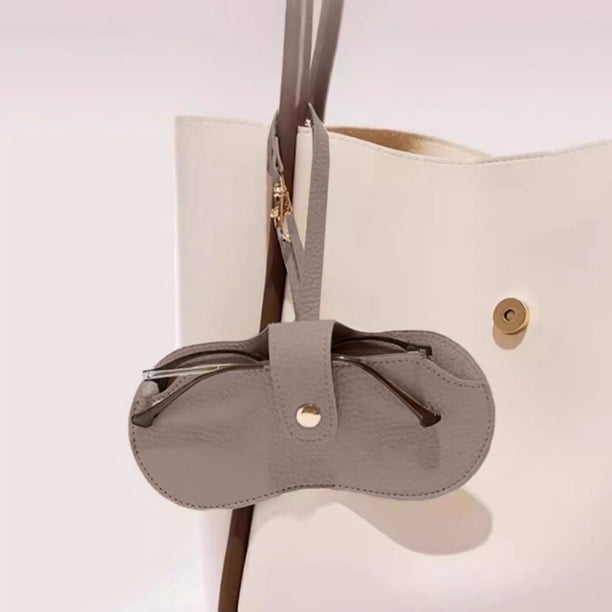 Estuche rígido para gafas de sol | Funda protectora con clip | Almacenamiento para gafas y anteojos | Organizador de viaje para hombres y mujeres, hogar, coche y oficina