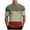 Army Green, variant on KyCheLot Men's Color Block Summer Tees Short Sleeve Shirts Casual Crew Neck Tops Dailywear