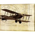 thumbnail image 2 of Great Art Now Flight Plans by Michael Marcon 2 Piece Canvas Art Set Each 15"W x 12"H, 2 of 3