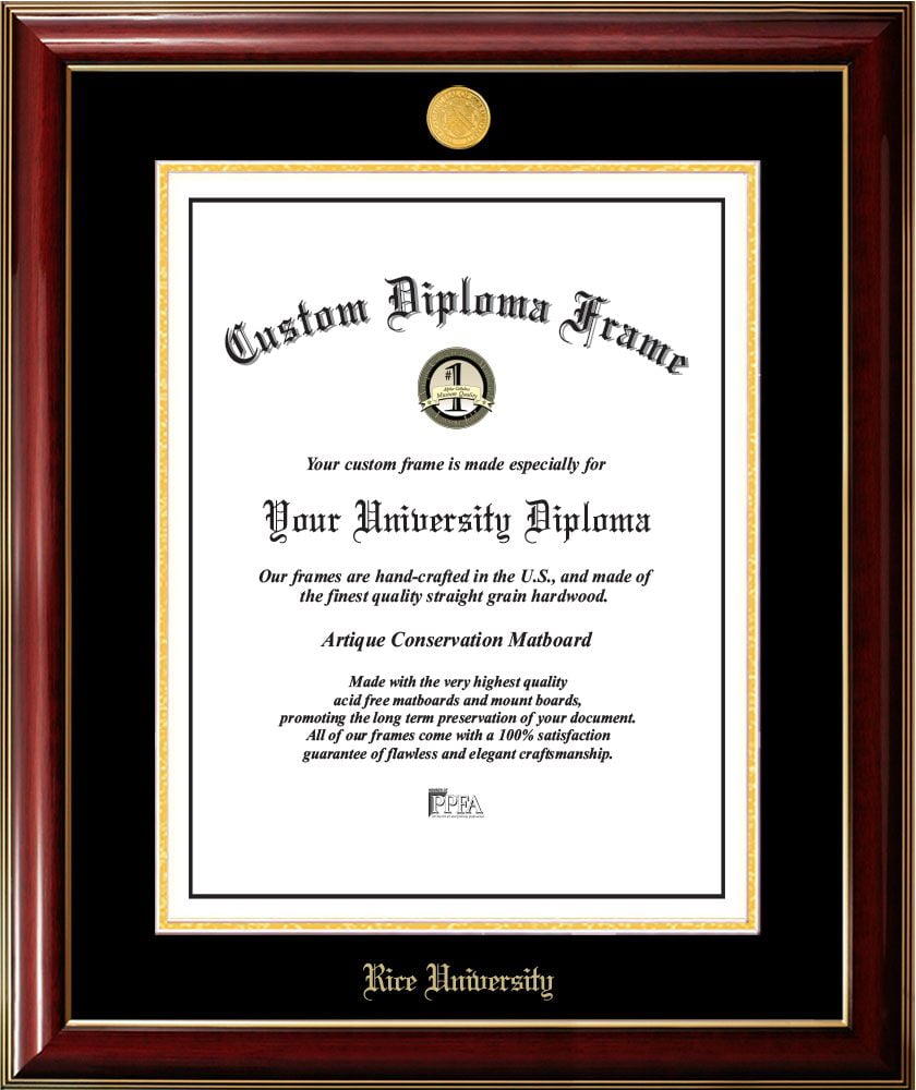 Rice University Classic Diploma Frame - Walmart.com