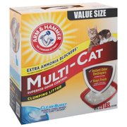 Angle View: Arm & Hammer 718033 29 lbs Multi-Cat Clumping Litter