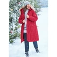 thumbnail image 5 of Woman Within Plus Size Arctic Parka Jacket & Hood 40" Knee Length Down Blend Long Winter Coat, 5 of 5