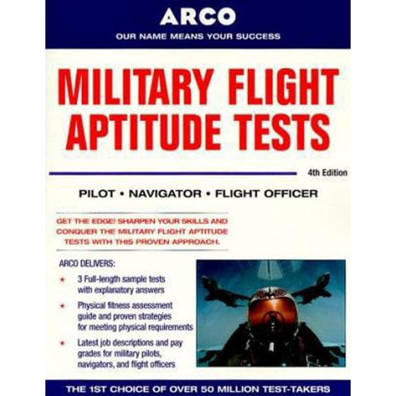 Pre-Owned Military Flight Aptitude Tests, 4/e (Paperback) 0028635442 9780028635446