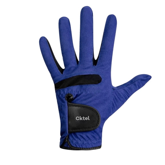 Cktel Golf gloves, Long-Lasting Durable Golf Glove for Men or Women, Left and Right Hand, Blue