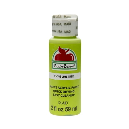 lime paint tree barrel acrylic apple matte oz finish craft fl