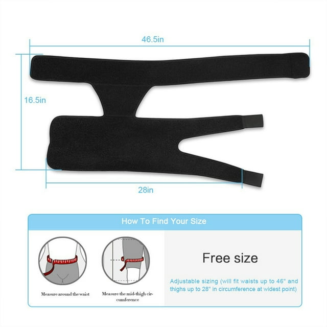 Groin And Hip Brace Compressed Brace For Hip Sciatica Wrap Compressed Support For Pulled Muscles Hip Strap Nerve Pain Relief