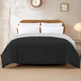thumbnail image 4 of Modern Threads Reversible Anthracite & Silver All-Season Down Alternative Adult Bed Comforter, Queen, 4 of 13