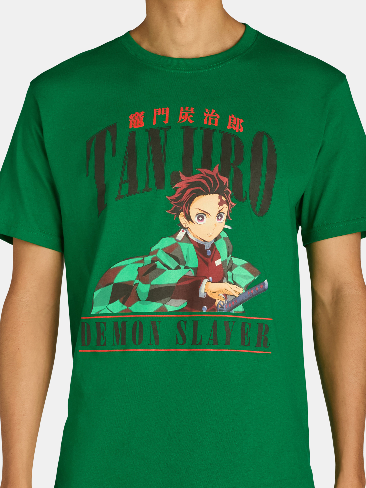 Demon Slayer Men's & Big Men's Tanjiro Graphic Tee Shirt, Sizes S-3XL